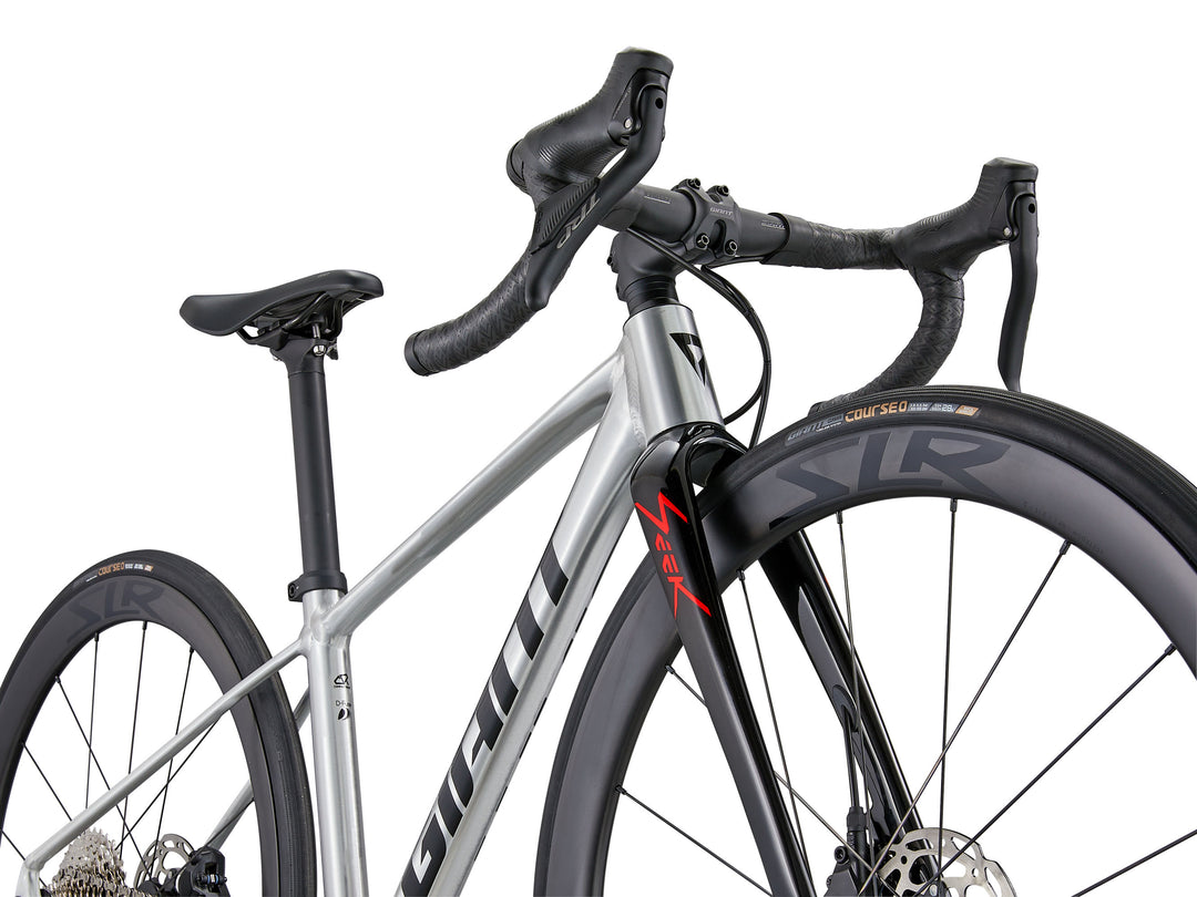Giant Seek 1 Youth Road Bike - Raw Aluminum