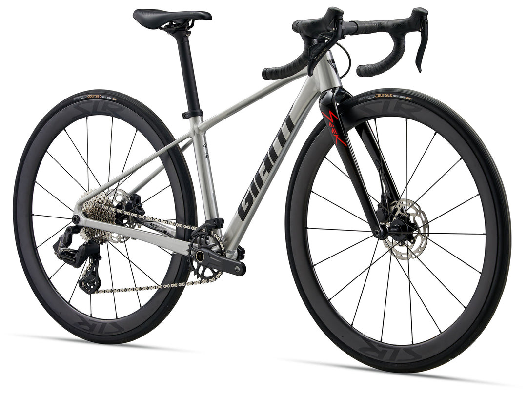 Giant Seek 1 Youth Road Bike - Raw Aluminum