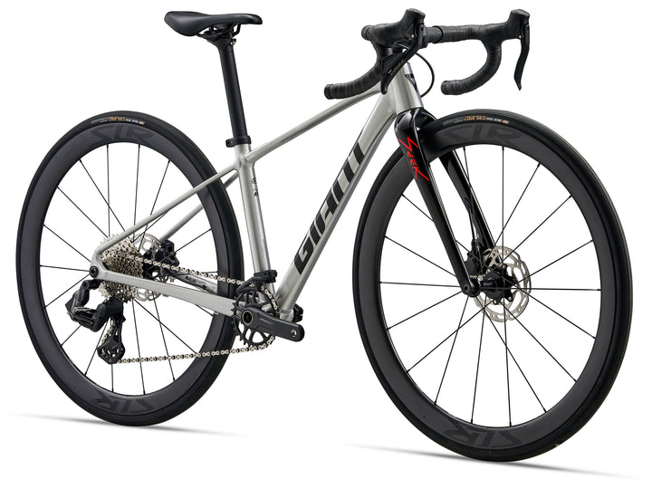 Giant Seek 1 Youth Road Bike - Raw Aluminum