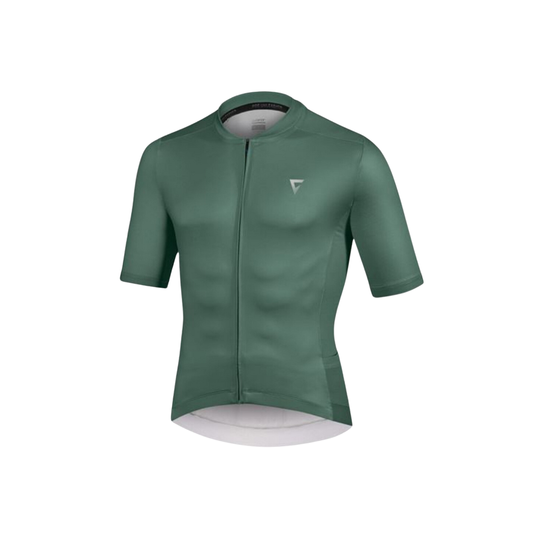 Giant Gabbro SS Zipper Jersey - Misty Forest