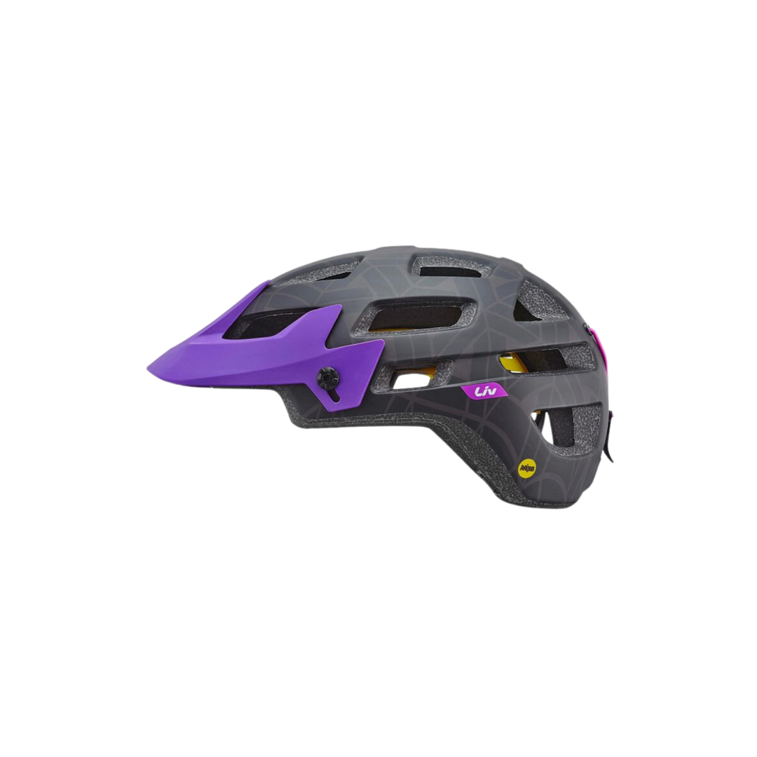 Giant Visor For All Mountain Infinita - Matte Black/Purple