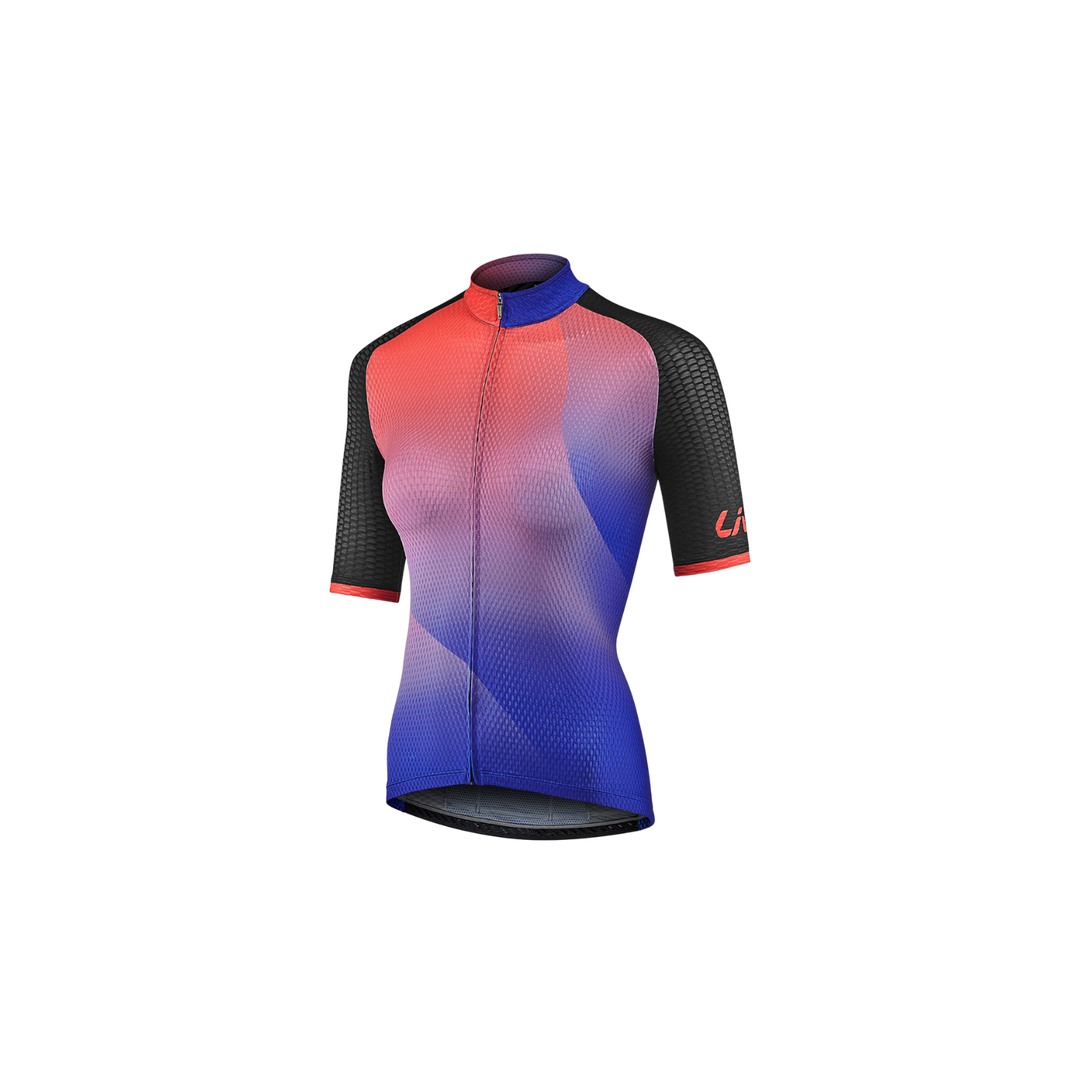 Liv Mirage SS Jersey - Coral/Blue
