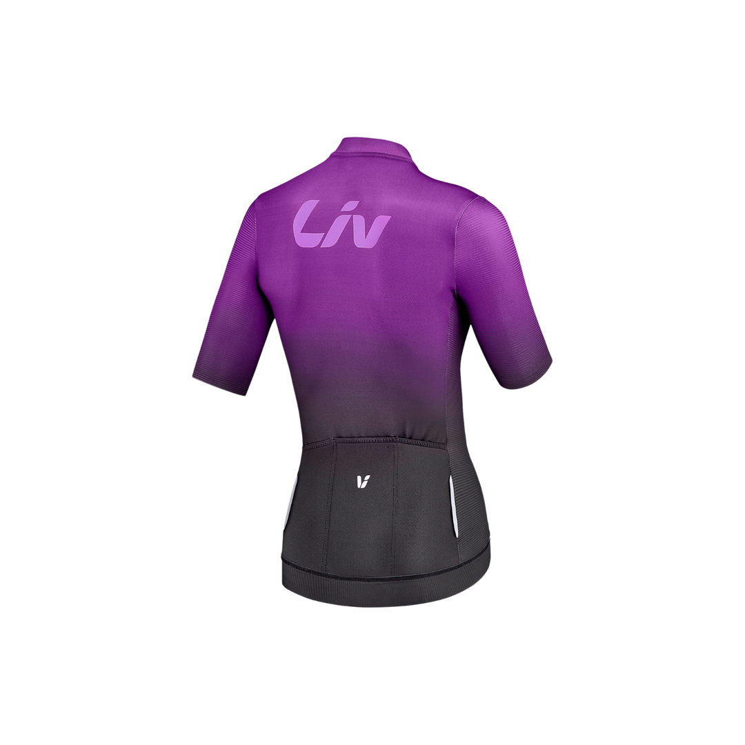 Liv Race Day SS Jersey - Black/Purp