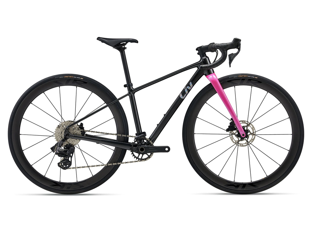 Liv Seek 1 Youth Road Bike - Black Chrome