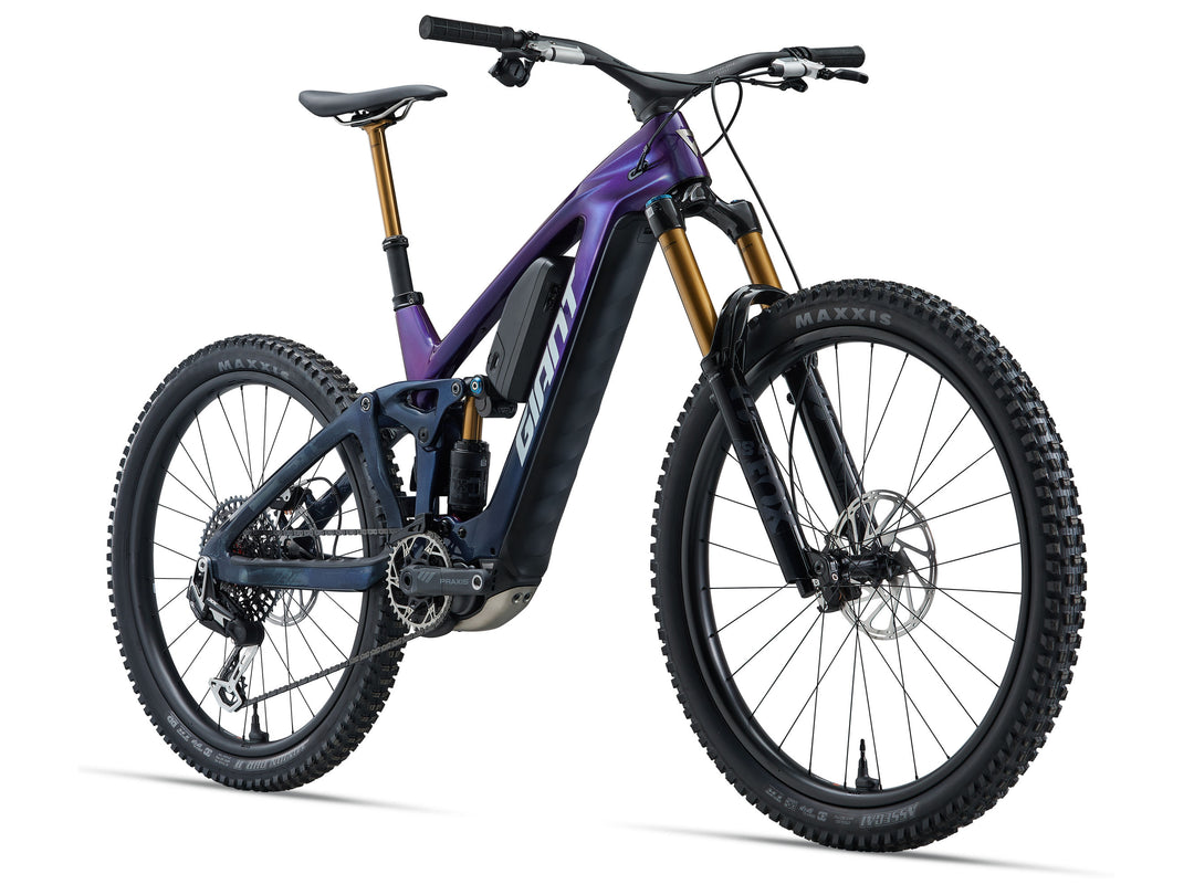 Giant Reign Advanced E+ 0 Mountain Bike - Purple Haze/Metallic Navy