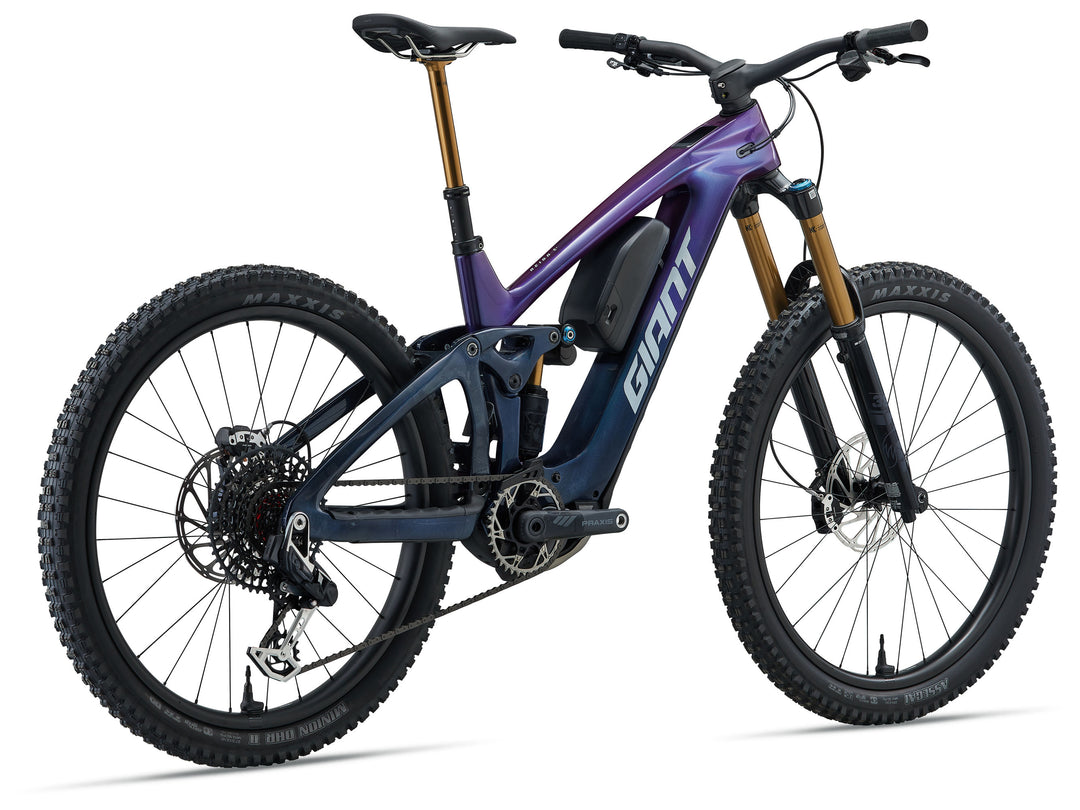 Giant Reign Advanced E+ 0 Mountain Bike - Purple Haze/Metallic Navy
