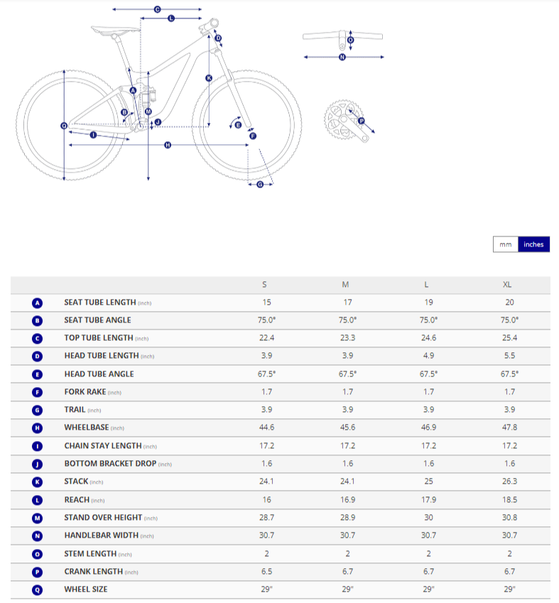 Giant Liv Avail Giant Hybrid Size Chart Giant Mtb Sizing Top