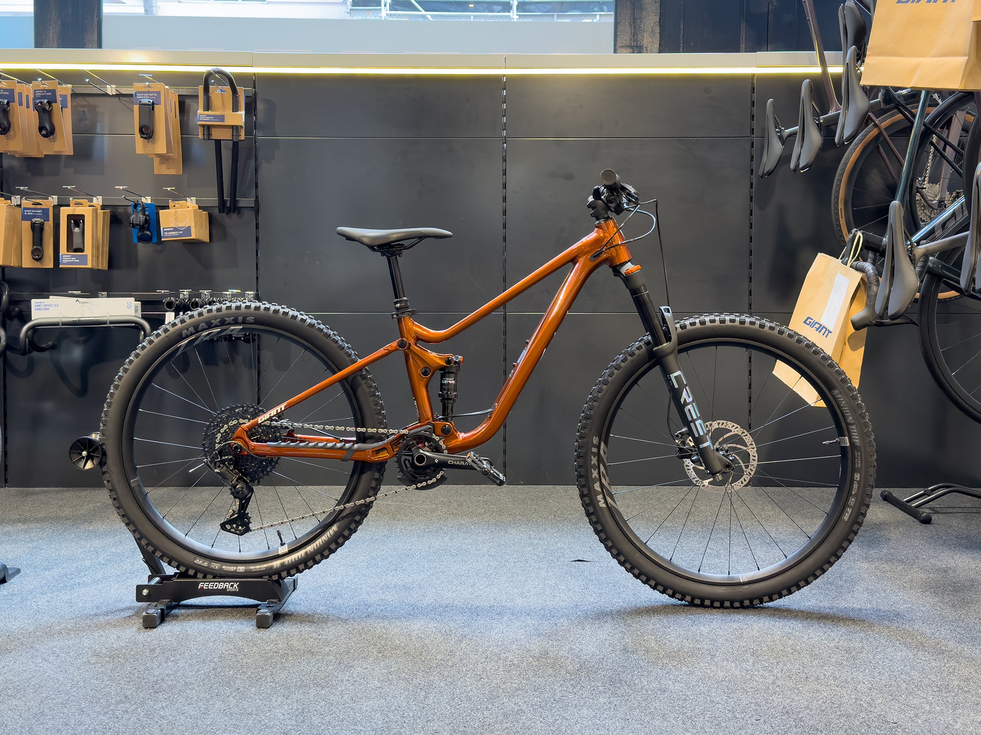 Small Giant Mtb Frame Giant Trance 29 Trail Bike In Slate Gray