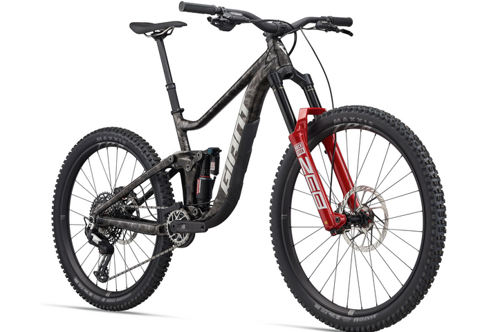Giant Reign SE Mountain Bike - Black Lightning/Chrome