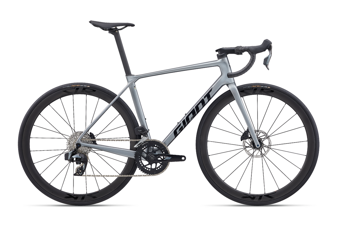 Giant TCR Advanced Pro 1 Rival AXS Road Bike - Tech Silver